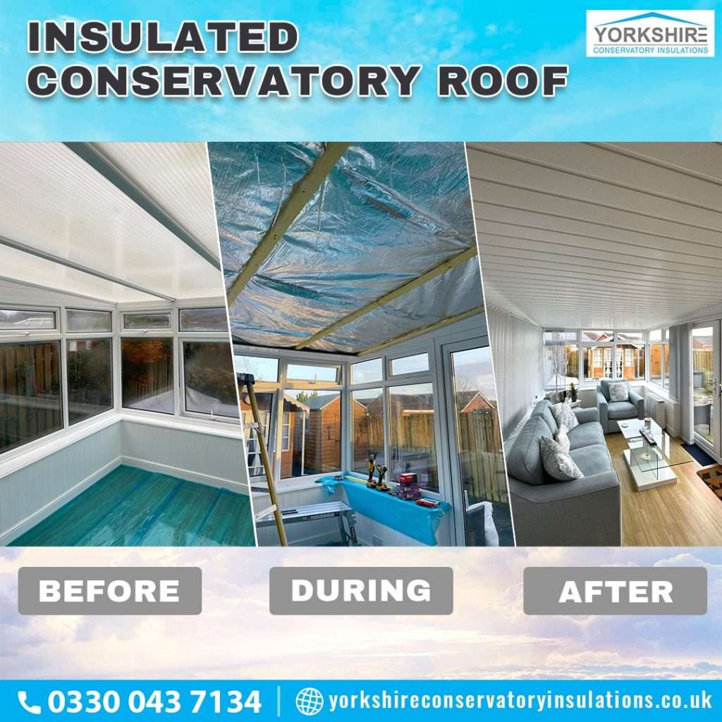 Energy-efficient conservatory insulation solutions.