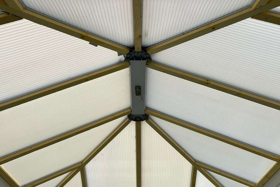After comparison of a conservatory roof
