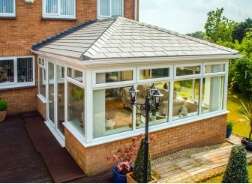 Effective conservatory roof insulation.